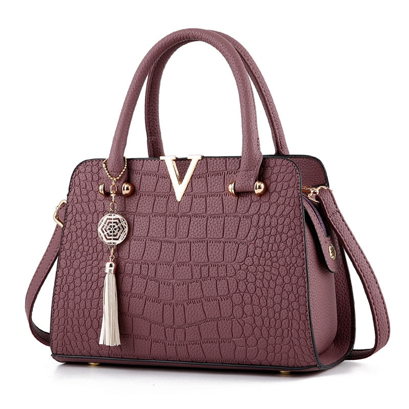 Bolso de Cuero Croco