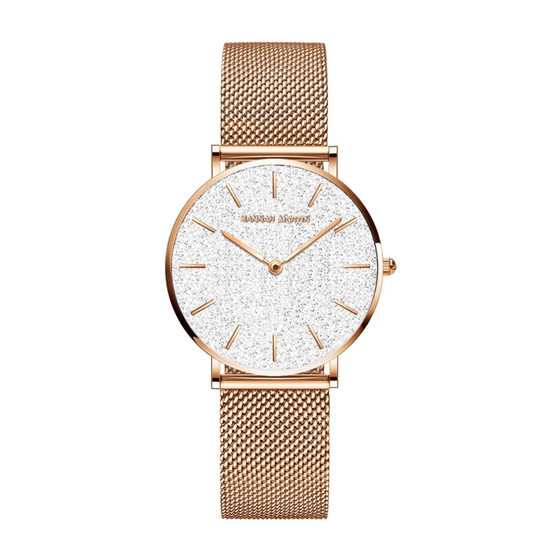 Reloj de cuarzo lunar para mujer