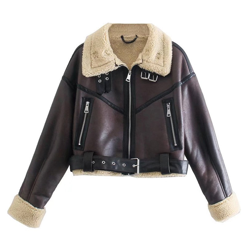 Chaqueta de Cuero Leather Lady