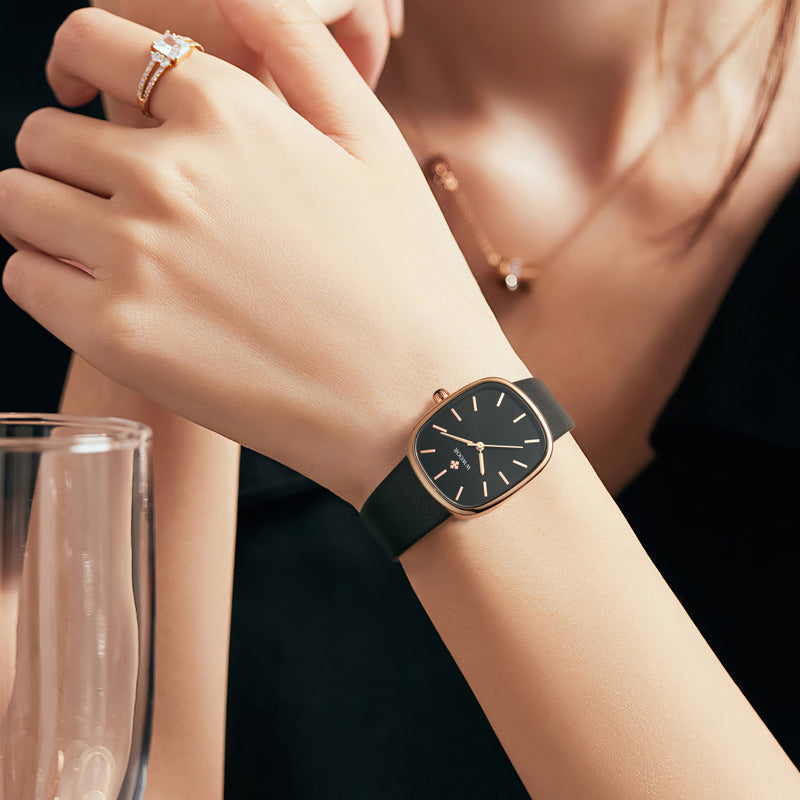 Reloj de cuero para mujer París