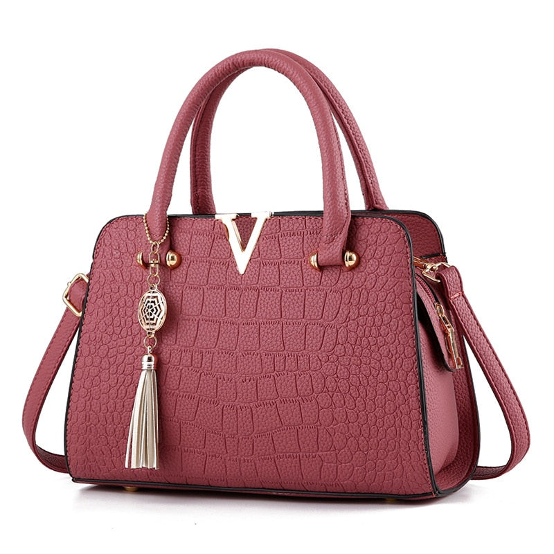 Bolso de Cuero Croco